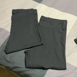 2 pair plus womens ankle leggings